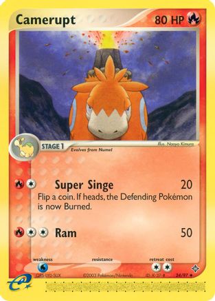 Camerupt (024/97) - D  - Uncommon