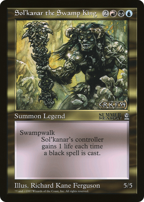 Sol'kanar the Swamp King (OLEP-015) - rare