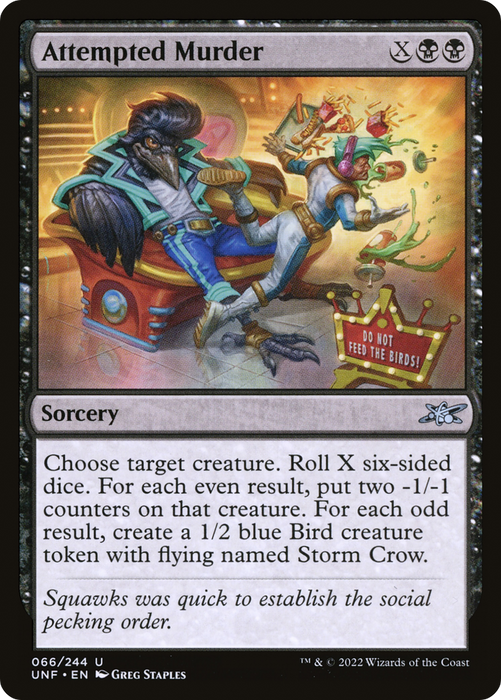 Attempted Murder (UNF-066) - uncommon - Foil