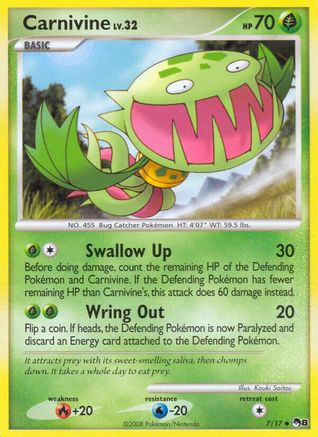 Carnivine (007) - PS8  - Uncommon - Reverse Holofoil