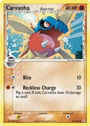 Carvanha (Delta Species) (061/110) - HP  - Common