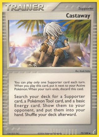 Castaway (072/100) - CG  - Uncommon - Reverse Holofoil
