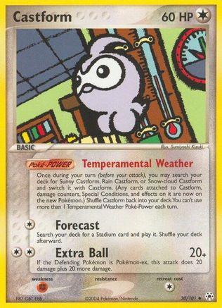 Castform (030) - HL  - Uncommon - Reverse Holofoil