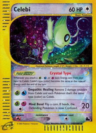 Celebi (145) - S  - Secret Rare - Holofoil