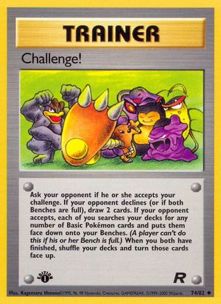 Challenge! (074/82) - TR  - Uncommon - 1st Edition