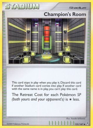 Champion's Room (135) - SV  - Uncommon - Reverse Holofoil