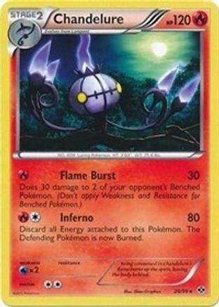 Chandelure (020/099) - DE  - Rare