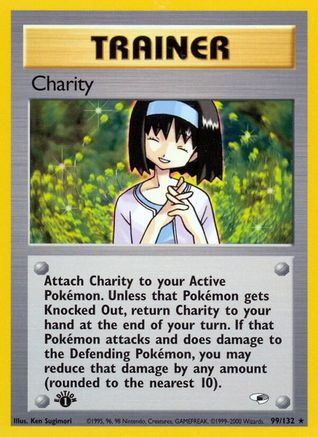 Charity (099/132) - GH  - Rare - 1st Edition