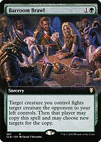 Barroom Brawl (CLB-587) - rare: (Extended Art) - Foil