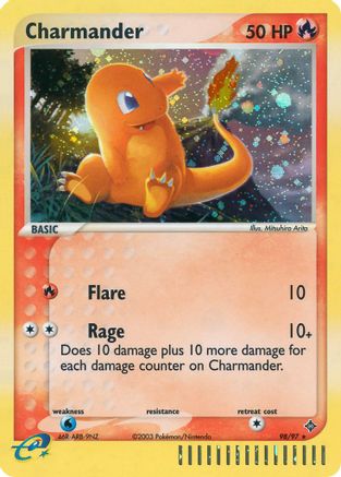 Charmander (098) - D  - Secret Rare - Holofoil
