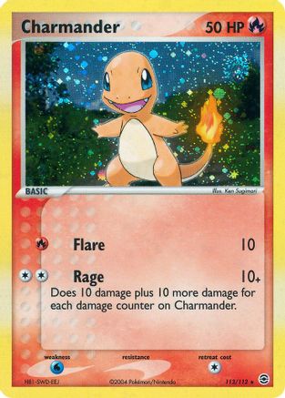 Charmander (113/112) - FL  - Secret Rare - Holofoil