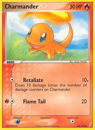 Charmander (048/100) - CG  - Common - Reverse Holofoil