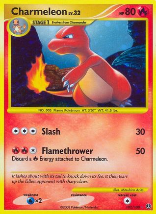 Charmeleon (102) - S  - Secret Rare - Holofoil