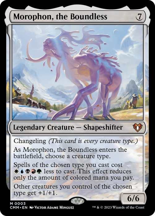 Morophon, the Boundless (CMM-003) - mythic