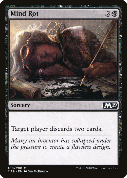 Mind Rot (M19-109) - common - Foil