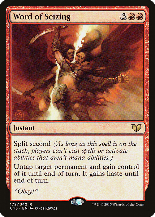 Word of Seizing (C15-172) - rare