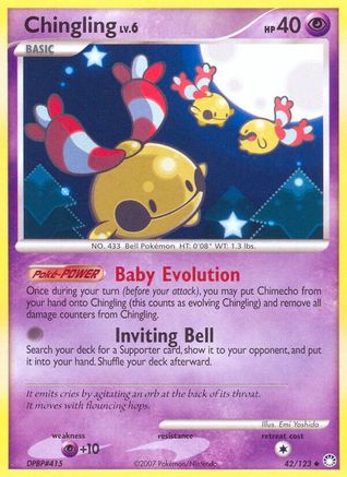 Chingling (042/123) - MT  - Uncommon - Reverse Holofoil