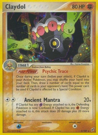 Claydol (005) - D  - Holo Rare - Reverse Holofoil