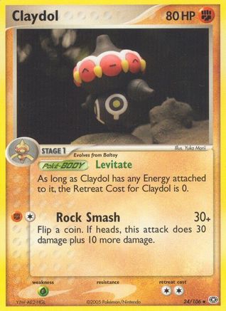 Claydol (024) - E  - Uncommon - Reverse Holofoil