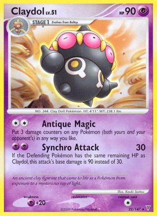 Claydol (022) - SV  - Rare - Reverse Holofoil