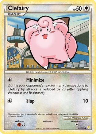 Clefairy (060) - HS  - Common - Reverse Holofoil