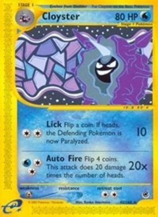 Cloyster (42) (042) - E  - Rare - Reverse Holofoil