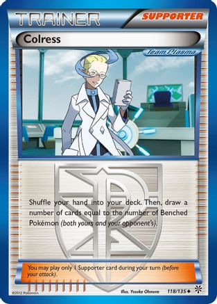 Colress (Team Plasma) (118/135) - PS  - Uncommon
