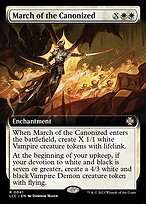 March of the Canonized (LCC-041) - rare: (Extended Art)