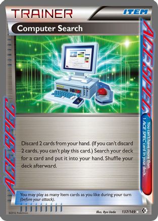 Computer Search (137/149) - BC  - Rare Ace - Holofoil