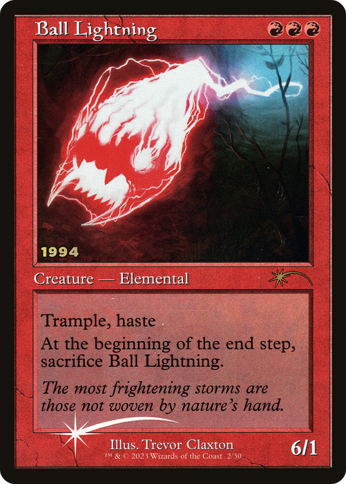 Ball Lightning (30A-P-002) - rare - Foil