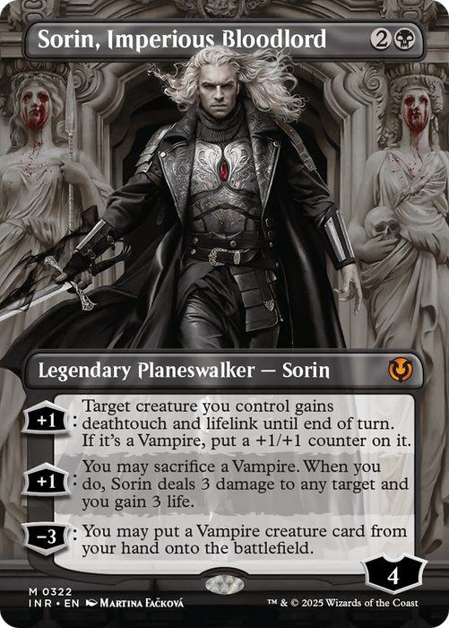 Sorin, Imperious Bloodlord (INR-322) - mythic (Borderless) - Foil