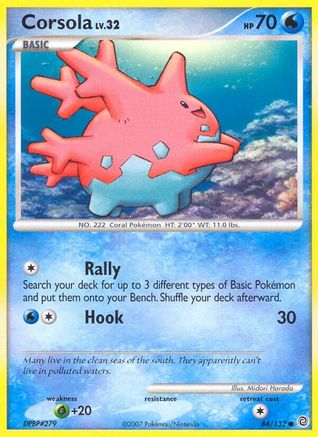 Corsola (084) - SW  - Common - Reverse Holofoil