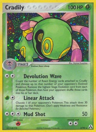Cradily (003) - LM  - Holo Rare - Holofoil