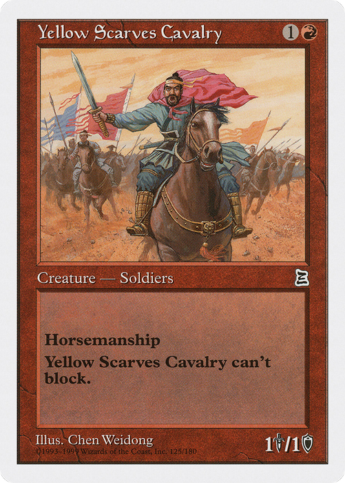 Yellow Scarves Cavalry (PTK-125) - common