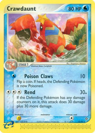 Crawdaunt (013/97) - D  - Rare