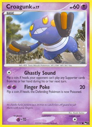 Croagunk (013) - PS8  - Common - Holofoil