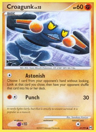 Croagunk (061/99) - A  - Common