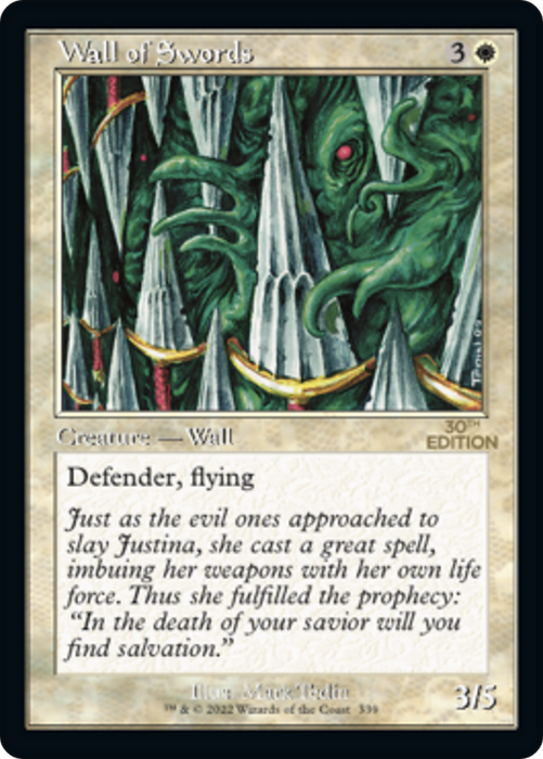 Wall of Swords (30A-339) - uncommon