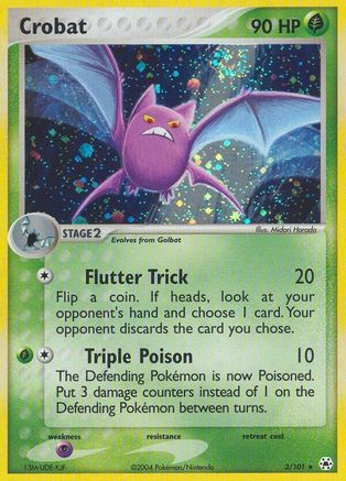 Crobat (003) - HL  - Holo Rare - Reverse Holofoil
