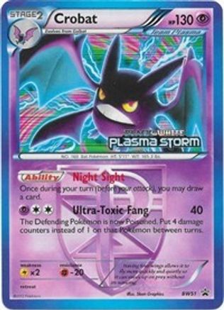 Crobat (BW51) - BAWP  - Promo - Holofoil