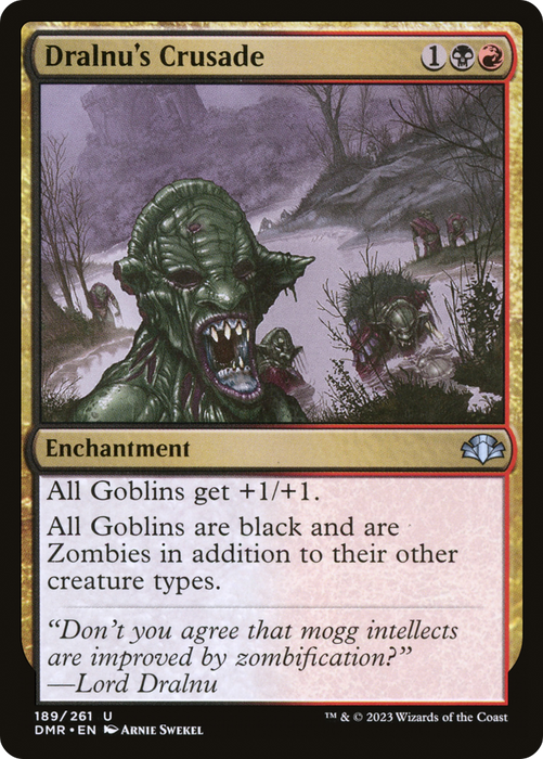 Dralnu's Crusade (DMR-189) - uncommon - Foil