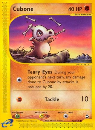 Cubone (072/147) - A  - Common