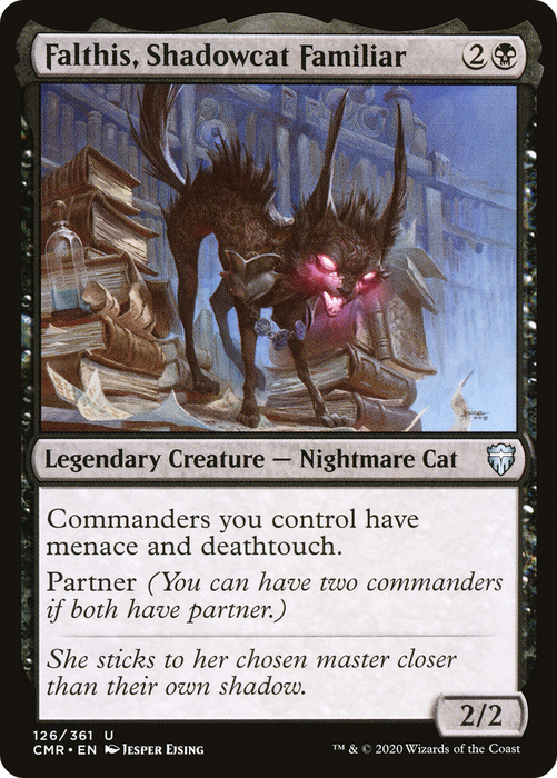 Falthis, Shadowcat Familiar (CMR-126) - uncommon - Foil