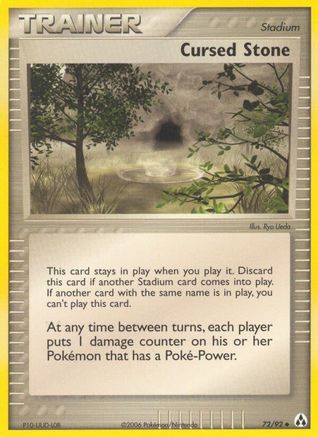 Cursed Stone (072/92) - LM  - Uncommon