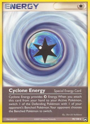 Cyclone Energy (090/108) - PK  - Uncommon - Reverse Holofoil