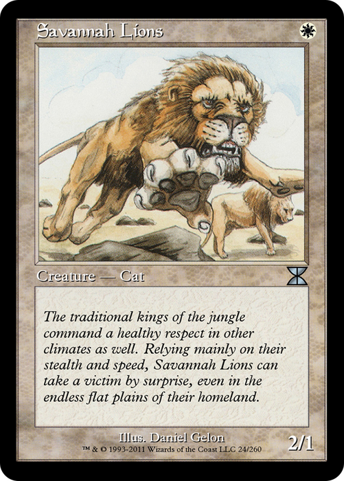 Savannah Lions (ME4-024) - uncommon - Foil