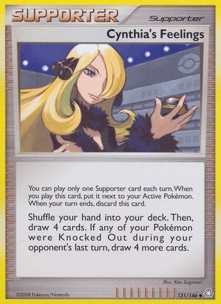 Cynthia's Feelings (131/146) - LA  - Uncommon - Reverse Holofoil