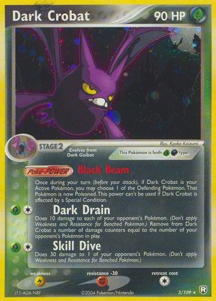 Dark Crobat (003) - TRR  - Holo Rare - Holofoil