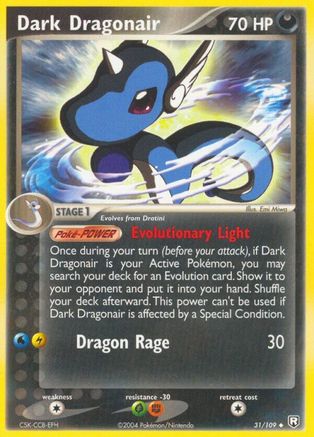 Dark Dragonair (031/109) - TRR  - Uncommon - Reverse Holofoil