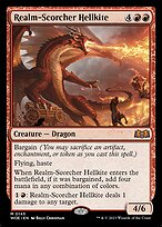 Realm-Scorcher Hellkite (WOE-145) - mythic - Foil